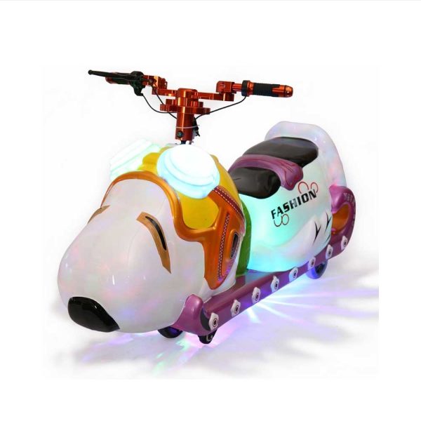 ماشین شارژی شهربازی مدل Crystal Dog - Image 1