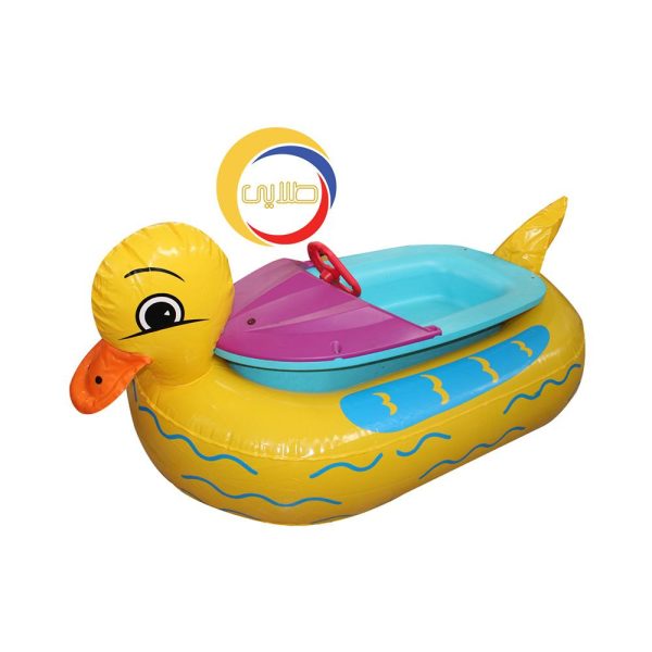 قایق کودک شارژی شهربازی طرح حیوانات